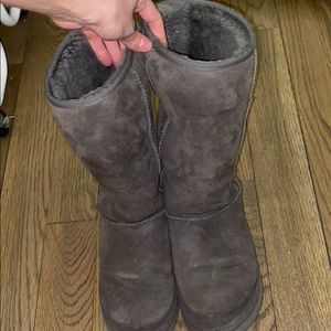 Ugg Boots Tall Gray Size 7/8